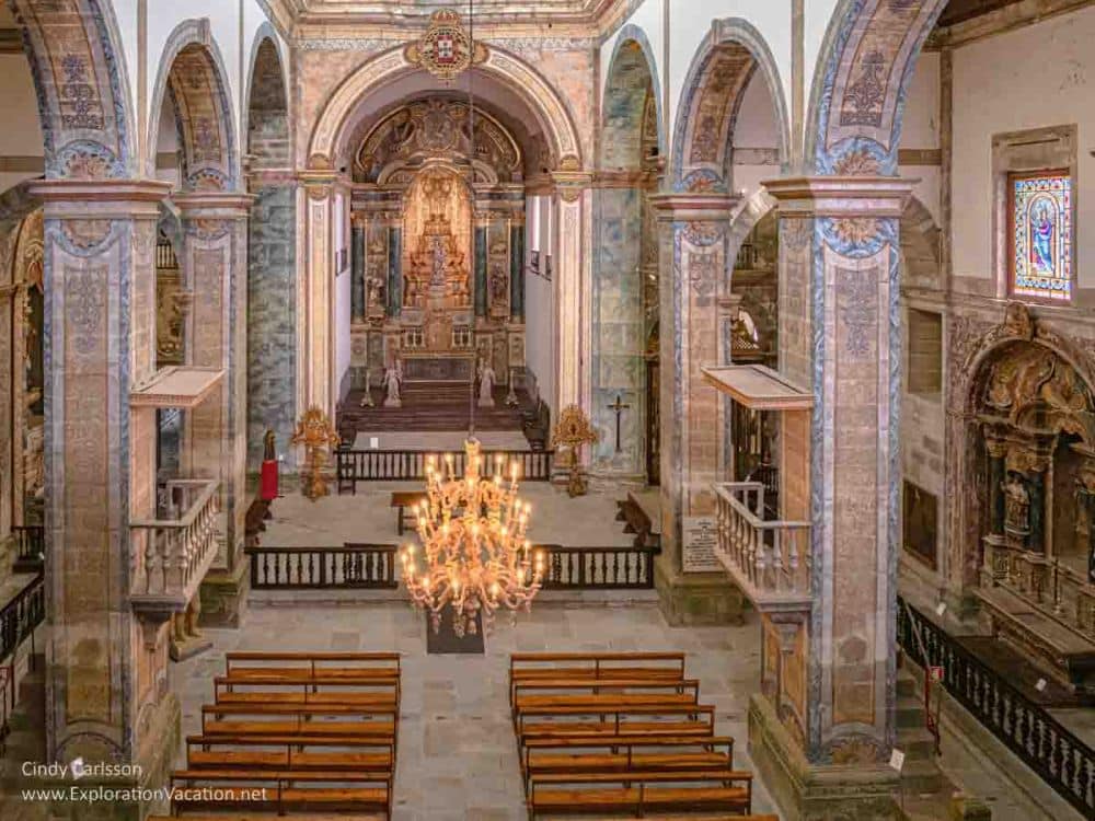 A richly-decorated baroque interior