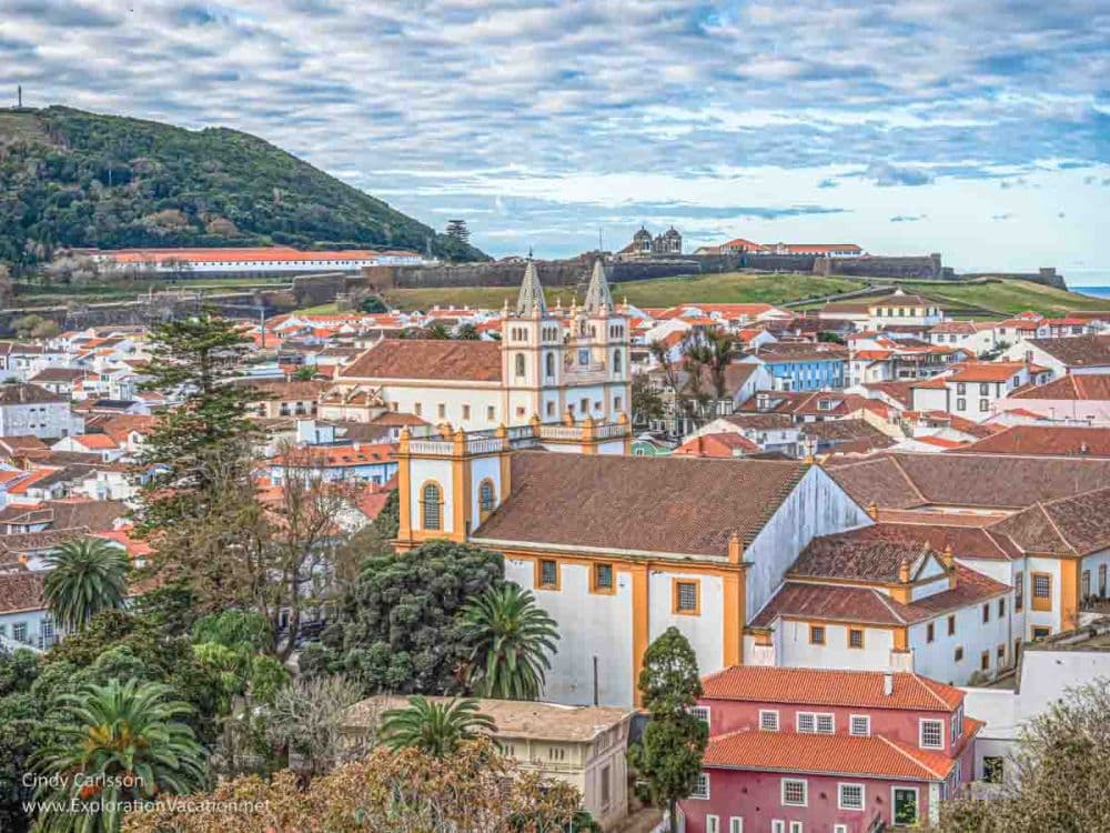 View over the city of Angra do Heroismo