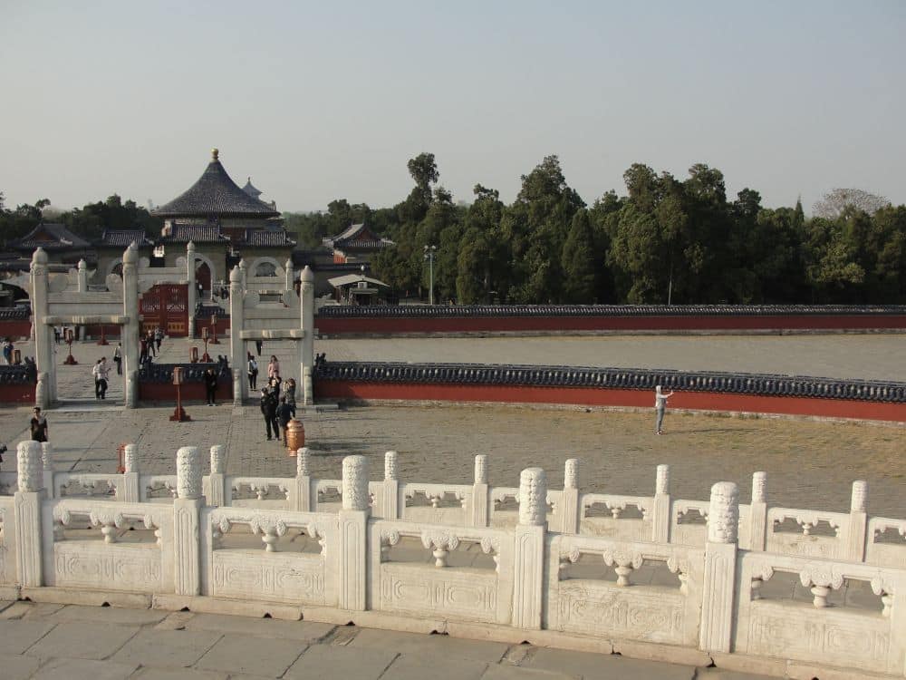 Concentric walls, part of the Circular Mount Altar at the Temple of Heaven.