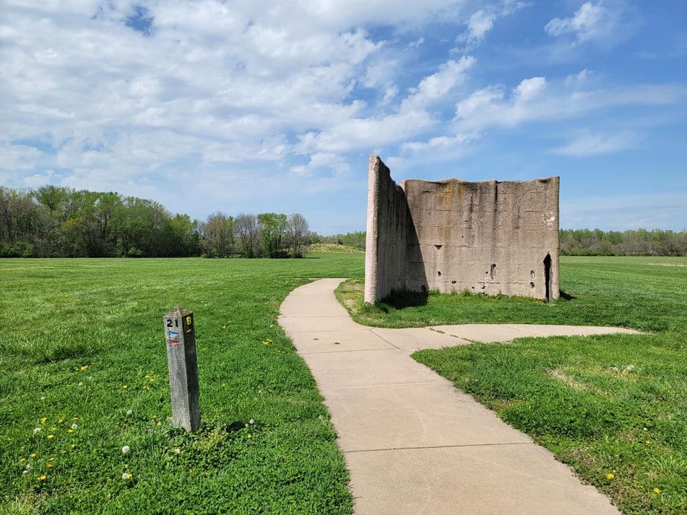 At Cahokia Mounds Historical site.