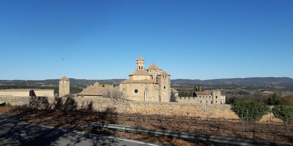 View of the whole of Poblet Monastery