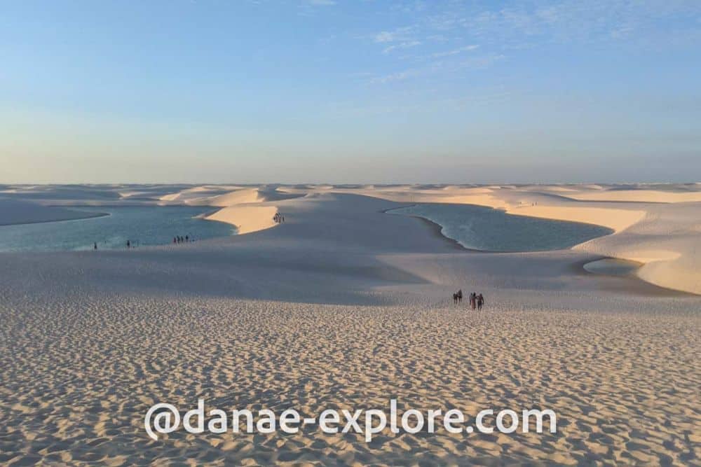 A view of sand dunes.