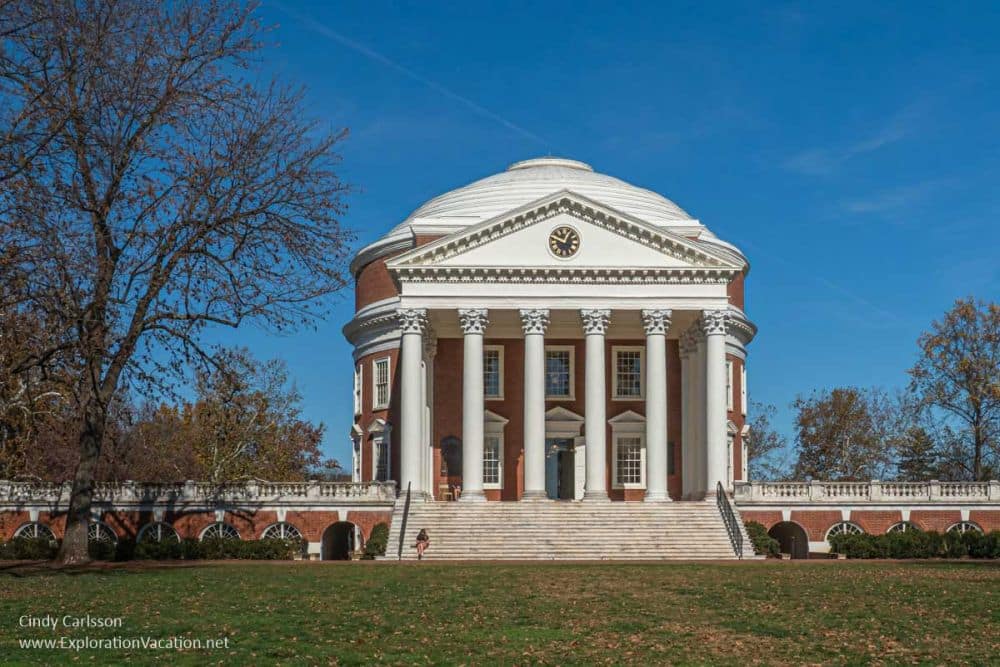 Domed building with tall pillars across the front.