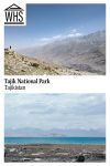 Text: Tajik National Park, Tajikistan. Images: two mountain views.