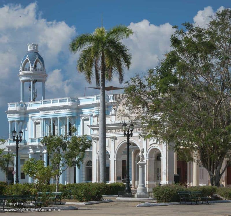 An elegant classical-style building, with a small cupola-like tower.